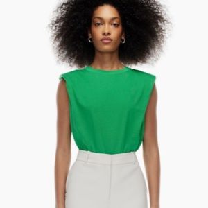 Aritzia Babaton Shoulder Pad Tee/Tank